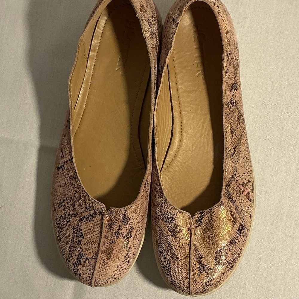 Hotter Snakeskin Slip On Shoes